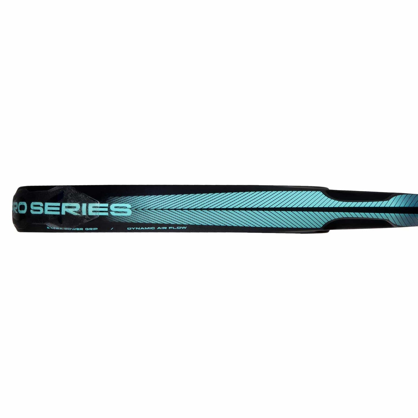 A close-up of the adidas Cross It Light Padel Racket labeled "PRO SERIES," showing dynamic diagonal streaks and "DYNAMIC AIR FLOW" text—a lightweight control racket featuring advanced Spin Blade Mold technology.