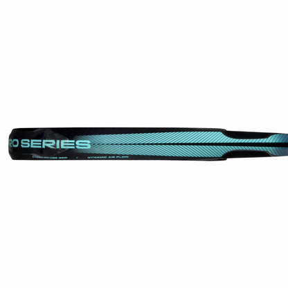 A close-up of the adidas Cross It Light Padel Racket labeled "PRO SERIES," showing dynamic diagonal streaks and "DYNAMIC AIR FLOW" text—a lightweight control racket featuring advanced Spin Blade Mold technology.
