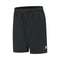 K-Swiss Hypercourt 7" Mens Padel Shorts 2 in black are made from four-way stretch polyester, featuring an elastic waistband and a discreet logo near the hem. Designed for comfort and style, these minimalist shorts are perfect for sports or casual wear.