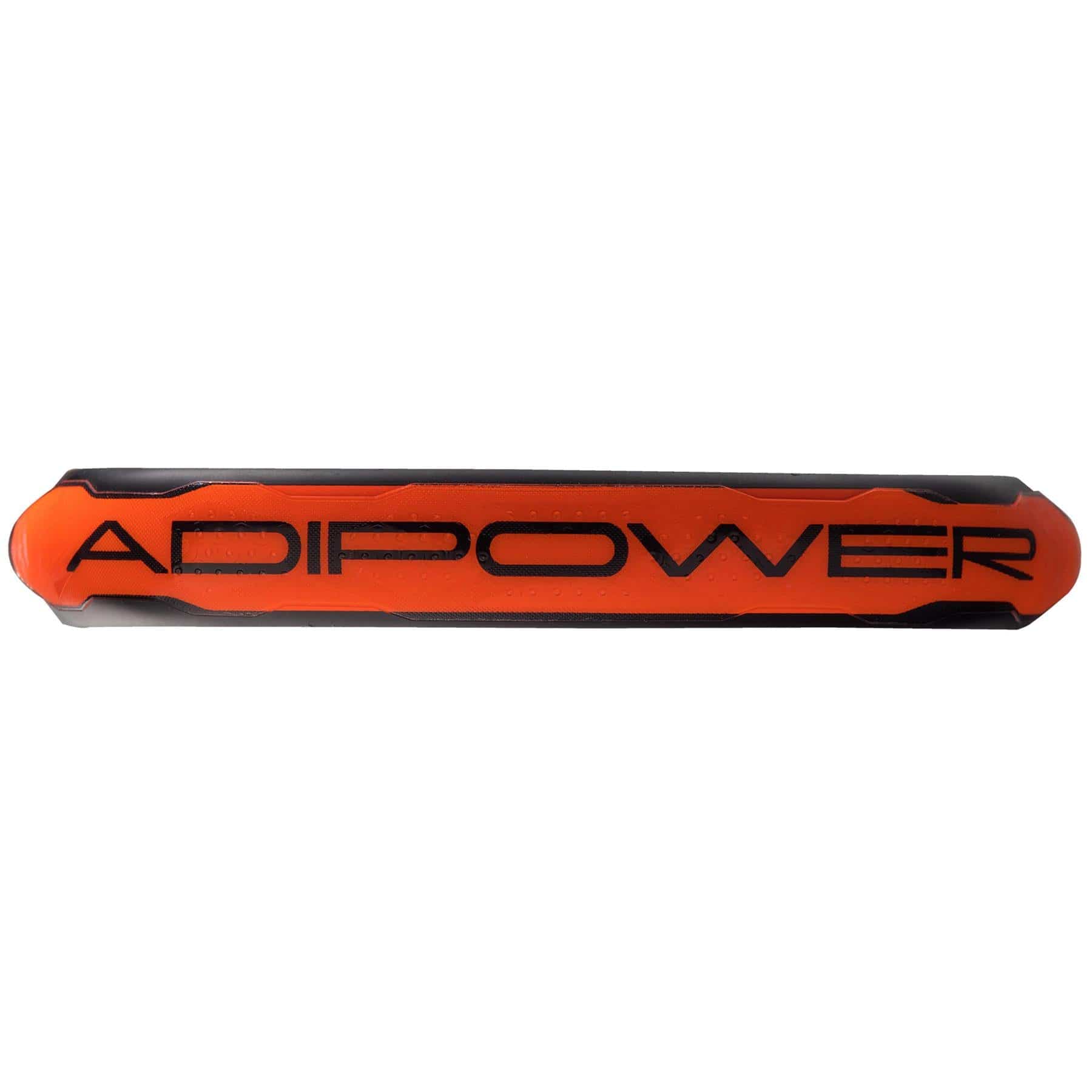 An orange and black padded strip with "ADIPOWER" in bold black letters, perfect for any adidas padel racket like the ADIDAS Adipower CTRL Team 3.3 Padel Racket.