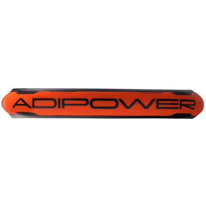 An orange and black padded strip with "ADIPOWER" in bold black letters, perfect for any adidas padel racket like the ADIDAS Adipower CTRL Team 3.3 Padel Racket.