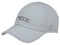 The NOX Padel Cap - Grey is a lightweight, breathable cap with "NOX" in bold letters on the front, side ventilation holes, and an adjustable velcro strap for comfort.