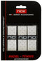 The NOX Pro Perforated Padel Overgrips - White (3 Pack) enhance breathability and comfort while reducing vibrations for better performance. Supplied by NOX in black and red packaging, they're ideal for padel or tennis.