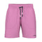 These cyan pink HEAD Performance Men's Play Padel Shorts are equipped with an elastic waistband and black drawstring, offering 4-way stretch for maximum comfort. Featuring subtle seam detailing and a small brand logo on the lower right leg, they are designed with Moisture Transfer Microfiber to ensure optimal breathability.