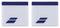 Product Description: Experience comfort with the Babolat Logo Padel Wristband in a stylish white and Sodalite Blue design. Each wristband is adorned with a dark blue stripe at the top and features an absorbent fabric. A distinctive zigzag-like, dark blue geometric logo is styled near the bottom, against a plain white background.
