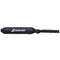 The Babolat Padel Wrist Strap - Black by Babolat features a black design with the logo in white and includes a removable wrist strap and padded section. The adjustable cord ensures a secure fit for all Babolat rackets.