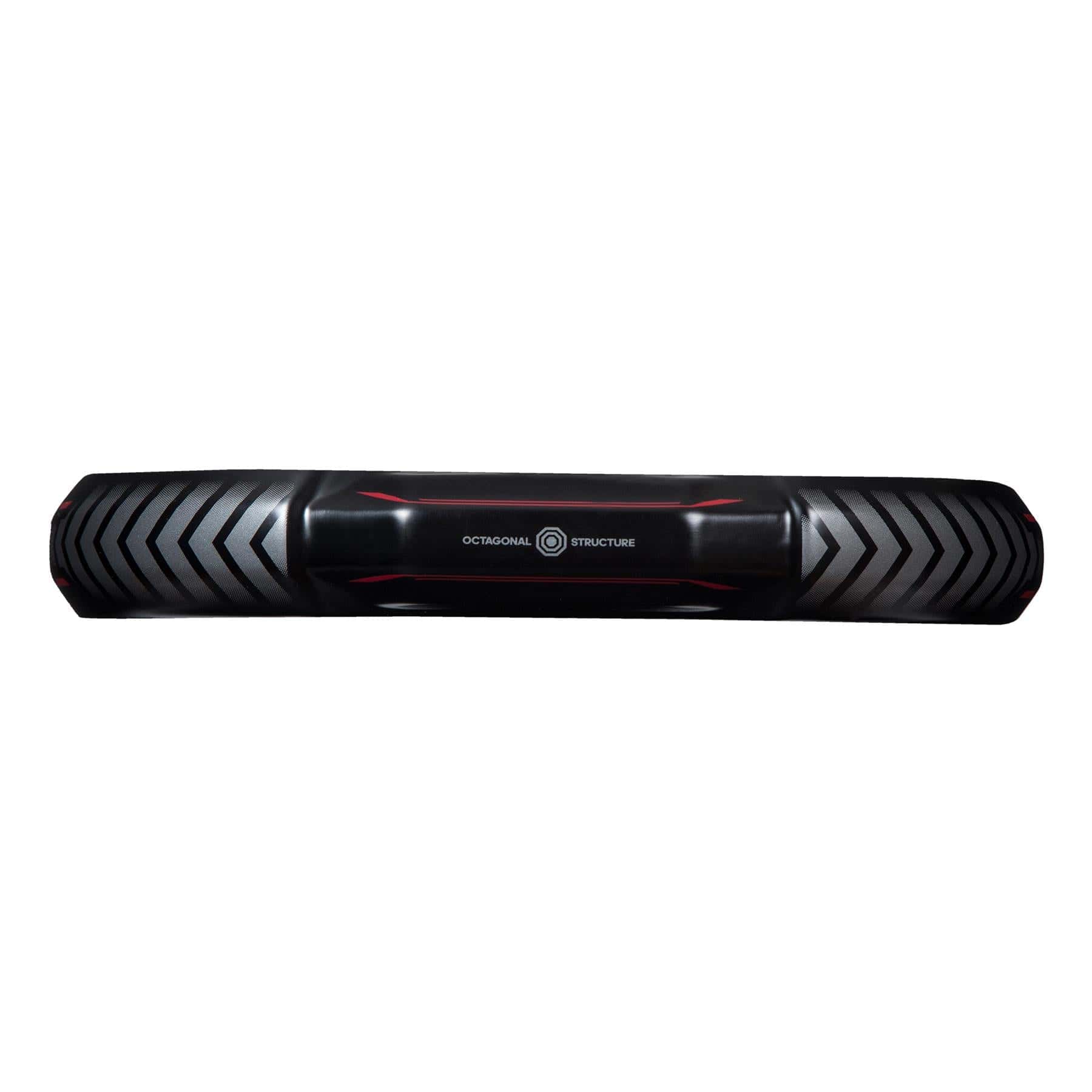 A black cylindrical sandbag with red accents, chevron grips, and "Octagonal Structure" printed in the center—ideal for cross-training alongside your adidas ADIDAS Metalbone 3.3 Padel Racket.