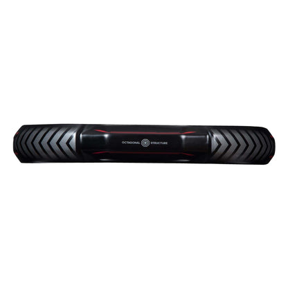 A black cylindrical sandbag with red accents, chevron grips, and "Octagonal Structure" printed in the center—ideal for cross-training alongside your adidas ADIDAS Metalbone 3.3 Padel Racket.