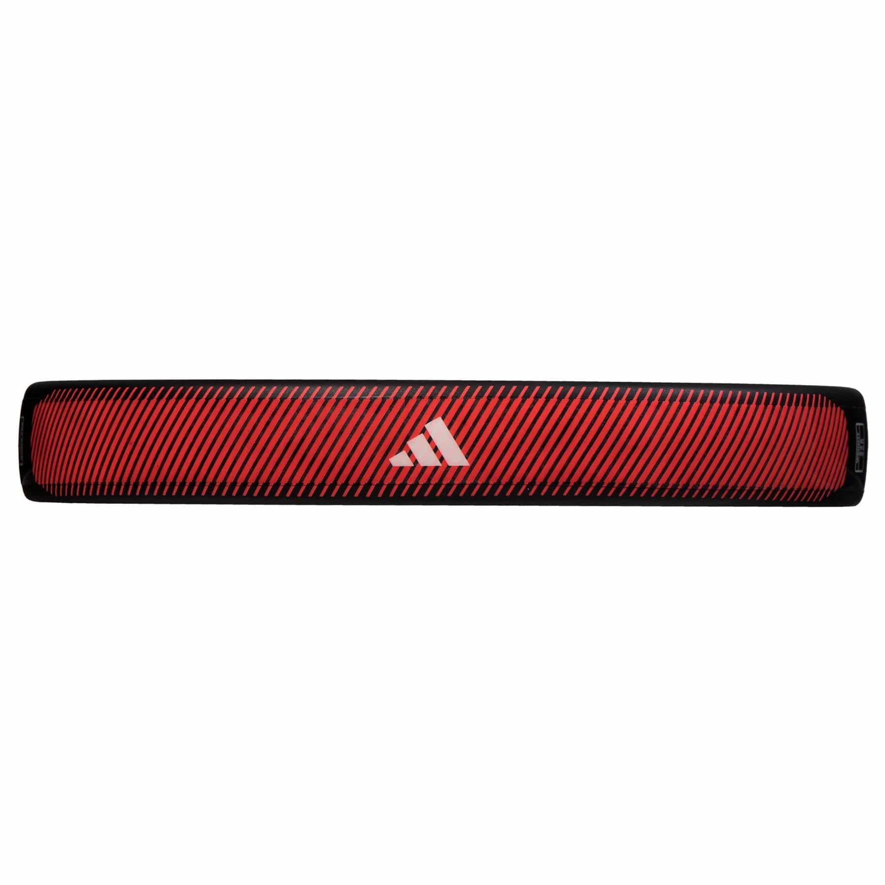 Pair your ADIDAS RX Series Light Padel Racket with a black and red striped adidas sports headband, featuring the white adidas logo front and center, for a coordinated athletic look.
