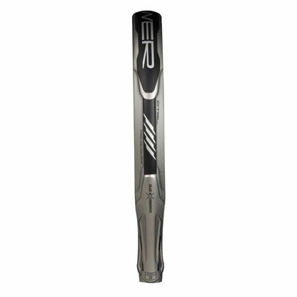 A sleek padel racket with a modern black and silver design, the adidas Adipower Carbon CTRL 3.4 features carbon 18K racket technology and the adidas logo, offering advanced detailing for top performance.