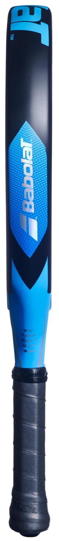 Inspired by the control and comfort padel players crave, this blue and black can echoes the sleek look of the Babolat Air Vertuo 2.6 Padel Racket by Babolat.