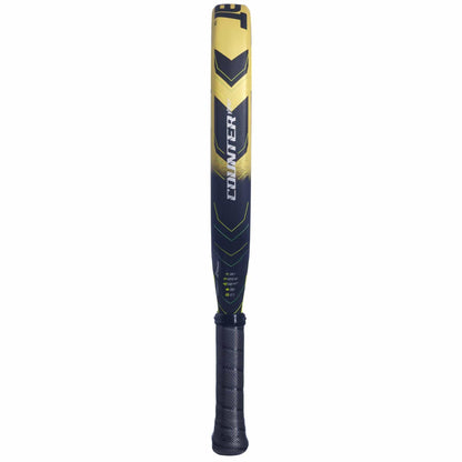 The Babolat Counter Viper Padel Racket by Babolat offers exceptional power and control on the court with its striking yellow and black design.